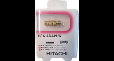 Hitachi HAA3RFF tussenstuk voor kabels RCA Goud