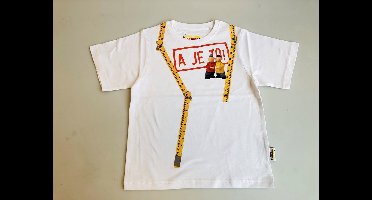 T-shirt Buurman en Buurman: wit maat 110/116
