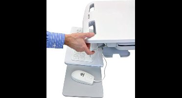 Ergotron StyleView EMR Cart with LCD Pivot Wit Vlakke paneel Multimediawagentje