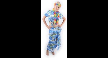Hawaii Topje met Omslag - Maat 36 - Blauw
