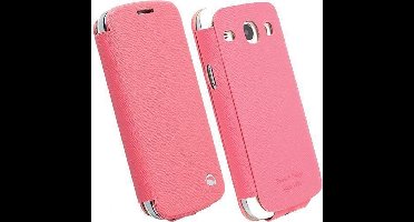 Krusell FlipCover Malmo voor de Samsung Galaxy Core (pink)