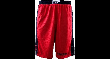 Spalding Essential reversible short - Sportbroek - Volwassenen - Rood Combi - Unisex - XL