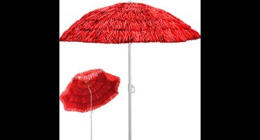 Kingsleeve Parasol "Hawai" - Rond 160cm - Rood