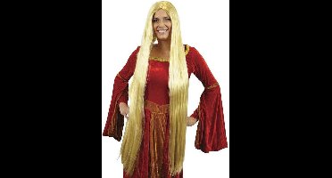 Witbaard Pruik Lady Godvia Dames Blond One-size