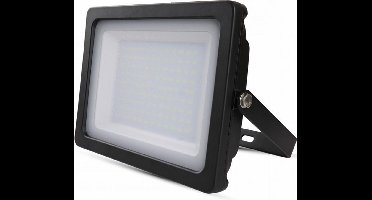 100W LED Bouwlamp| Zwart |3000K (Warm Wit)|vervangt 600W halogeen
