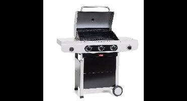 Barbecook Siesta 310 Black Edition - Gas BBQ barbecue - 3 Branders - Met zijbrander - 1 vaste zijtafel