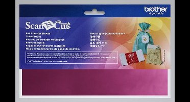 4 metallic vellen pink - 10x20 cm - ScanNCut - Brother