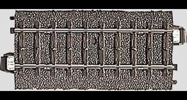 H0 Märklin C-rails (met ballastbed) 24077 Rechte rails 77.5 mm 10 stuk(s)