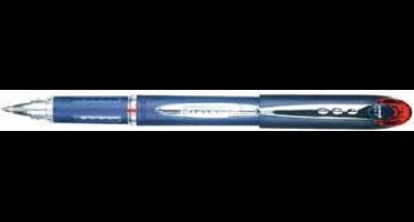 Uni-ball roller Jetstream rood schrijfbreedte 035 mm fijn schrift schrijfpunt 07 mm blauwe rubbe...