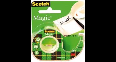 Scotch - Plakband Magic 810 19mmx7.5m onzichtbaar + afroller