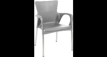 Lesliliving Stapelstoel Bella - Grijs