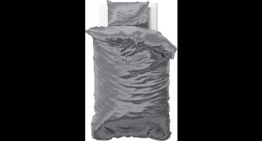 Sleeptime Beauty Skin Care Dekbedovertrek - Eenpersoons - 140x200/220 + 1 kussensloop 60x70 - Antraciet