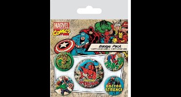 SpiderMan Buttons Marvel Badge Pack
