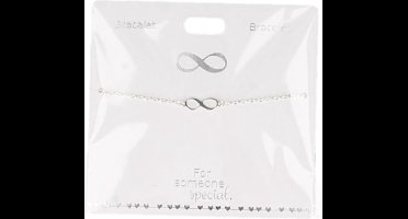 Depesche . Armband Infinity, silver plated