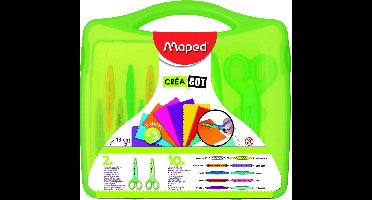 Hobbyschaar x 2 + 10 sets bladen - in een koffertje