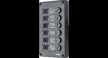 VETUS P6F12 Schakelpaneel 12 Volt