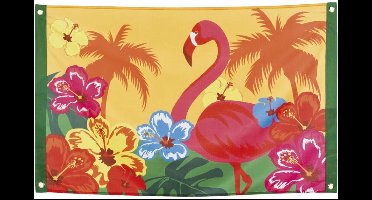 Hawaii Vlag Flamingo 90cm