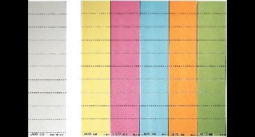 Lege gele etiketten, 60 x 21 mm