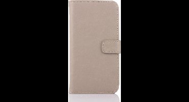 Shop4 - Sony Xperia E4 Hoesje - Wallet Case Vintage Beige
