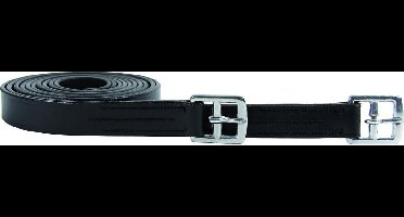 Star stijgbeugelriemen zwart leer 140cm