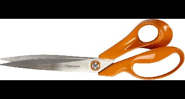 Fiskars Stofschaar - Schaar Rechtshandig - 27 cm - Kleermakersschaar RVS - Textielschaar Oranje