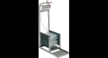 Laarzenrein - 5 borstels - hoog RVS