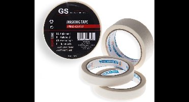 GS Quality Products - Afplaktape - Perfecte hechting - Makkelijk te verwijderen3 stuks 18/36mmx20m