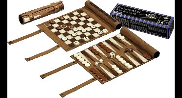 Philos Backgammon, schaak- en dam reisset rol