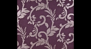 Dutch Wallcoverings Vliesbehang tak - donkerpaars/zilver