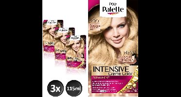 Schwarzkopf Poly Palette 280 Zacht Natuurlijk Blond Haarverf - 3 stuks - intensieve, natuurlijke kleuren met 100% grijsdekking