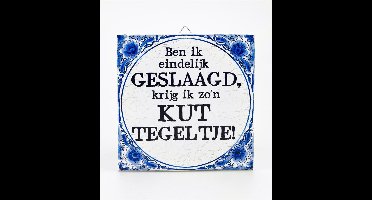 Delfts Blauw Tegel Geslaagd Kut 14,5cm
