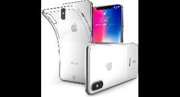 Transparant Siliconen Hoesje geschikt voor Apple iPhone Xs / X - TPU Case van iCall