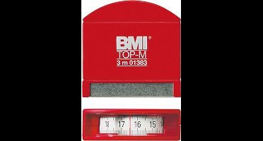 Zakrolmaat, met. band 3mx13mm wit BMI