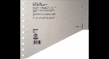Leitz Scheidingstabblad Karton - 100 stuks - A4 - 11-rings - Grijs