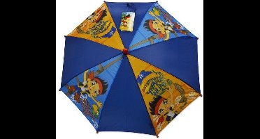 Jake and the Neverland Pirates - Paraplu - Blauw - diameter 67 cm. - Jake de Piraat - Kinderparaplu