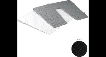 Nuova Rade Transom Pad Gekanteld Zwart