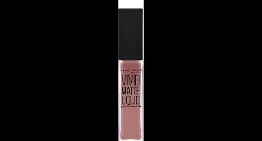 Maybelline Vivid Matte Liquid - 07 Blushing Beige - Lippenstift