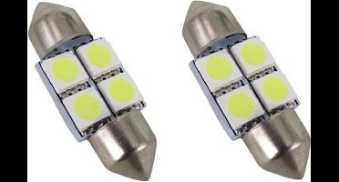 2x Buislamp - 31mm 4SMD Coolwit