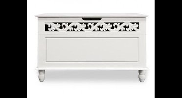 Casaria Opbergkist – Afsluitbare Deksel - 80x40x48 cm Wit