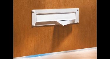 Burg Wächter 32470 PORTA 796 W Brievenbusgleuf Aluminium, Plaatstaal Wit