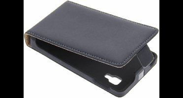 Mobiparts - zwart originele premium flipcase LG Optimus L4 II E440