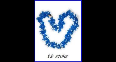 Hawai krans blauw per 12