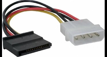 Molex naar 1x SATA Power Kabel