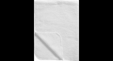 Meyco Baby Uni wiegdeken - geweven - white - 75x100cm - 1.0 TOG