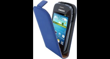 Mobiparts Premium Flip Case Samsung Galaxy Pocket Neo Blue