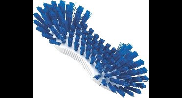 Excellent Schrob-borstel - Kookbestendige brede borstel - Geschikt voor paarden - 6x27x13 cm - Blauw