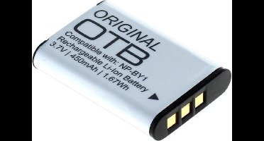 OTB Camera accu NP-BY1 voor Sony actioncams / Sony Action-Cam HDR-AZ1 Action Cam Sony / Handycam HDR-PJ620