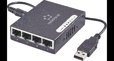Renkforce RF-4270245 Netwerk switch 4 poorten 1000 MBit/s USB-stroomverzorging