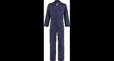 EM Workwear Overall Vlamvertragend 100% Katoen Navy Maat 64