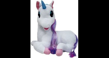 Pluche Luna Unicorn - Bewegende ogen - Verlichte eenhoorn - Vanaf 3 jaar